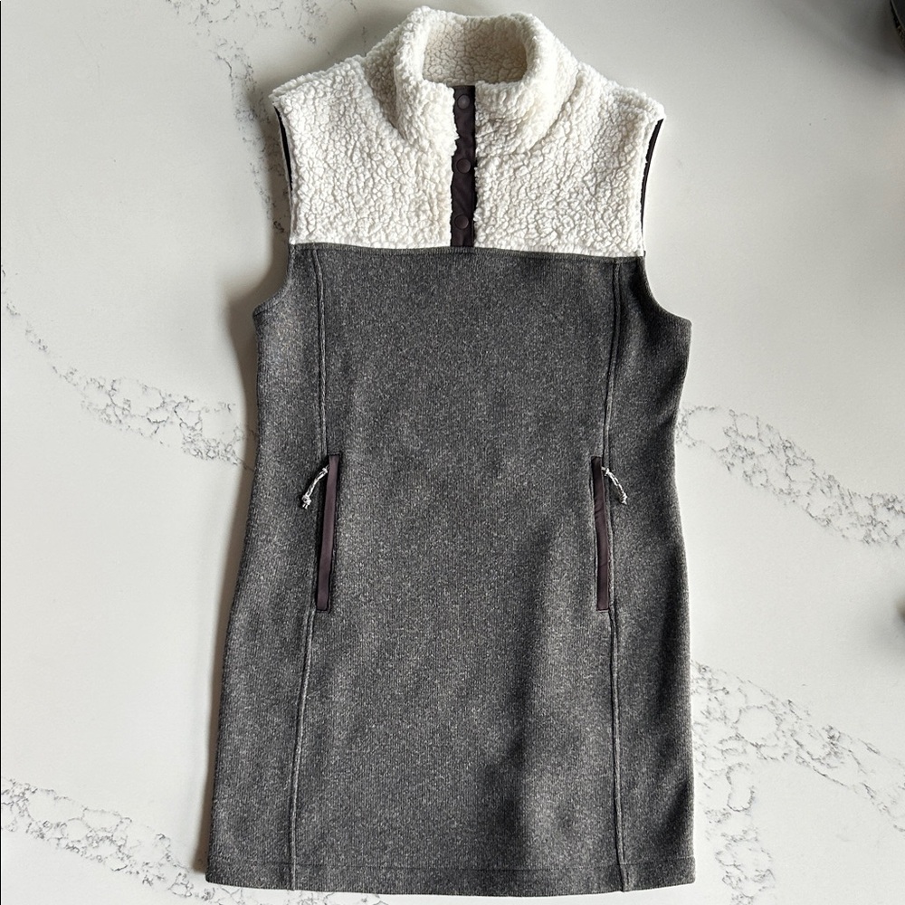 Title nine Callitrix Fleece vest dress - Picture 2 of 9
